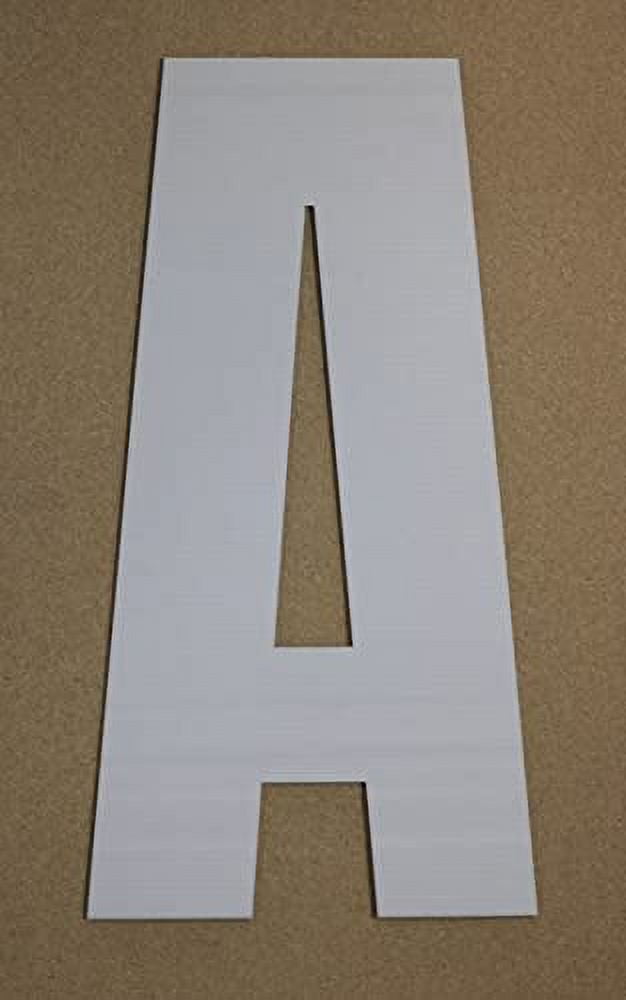 Large White Cardboard Letters Large White Cardboard Numbers Choose