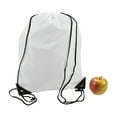 thumbnail image 1 of Large White Drawstring Bags, 1 of 1