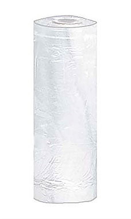 Large White Plastic Garment Bags - 21"W x 3"D x 72"H - Roll of 243