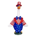 thumbnail image 1 of Large White Porch Goose Decoration, Easter Holiday Outdoor Yard Ornament, Classic Balcony Figure Display Prop, Front Lawn Decorative Centerpiece, Garden Statue, 1 of 7