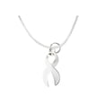 thumbnail image 1 of Large White Ribbon Necklaces, 1 of 3