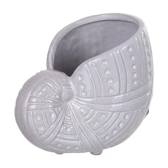 Large White Sea Snail Container
