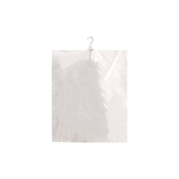 Large White Vacuum Storage Bags for Clothes, Coats, and Jackets - Thickened Plastic Dustproof and Moisture Resistant Garment Bags for Space Saving Home Organization