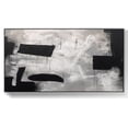 thumbnail image 1 of Large White Wall Art Black and White Abstract Minimalist Canvas Painting Modern Textured Wall Art Contemporary Living Room Abstract Art,(114*229cm)45*90 Inches,Unstretched,Frameless, 1 of 1
