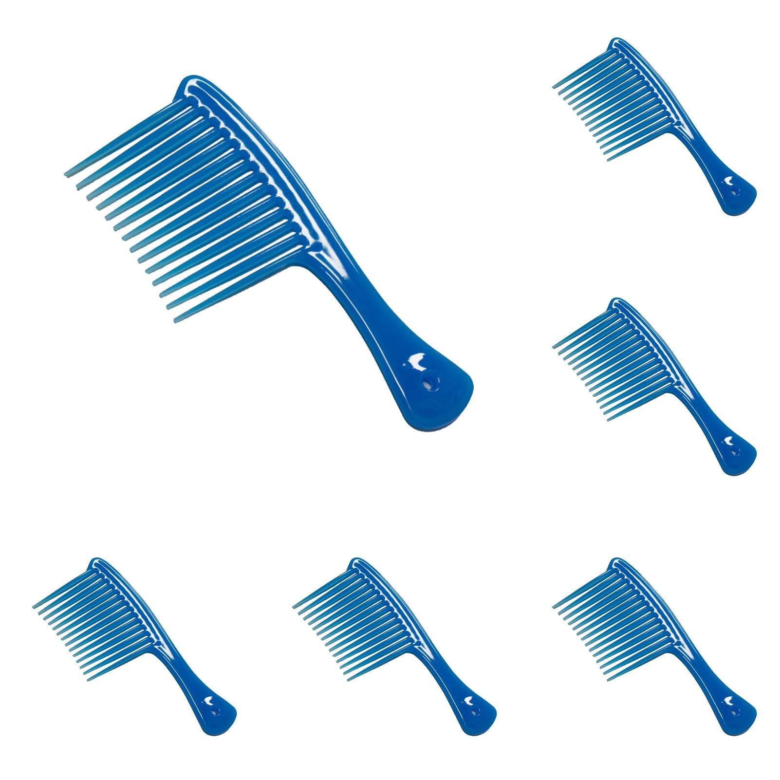 Large Wide Tooth Comb Handle Detangling Reduce Hair Loss Brush Tool