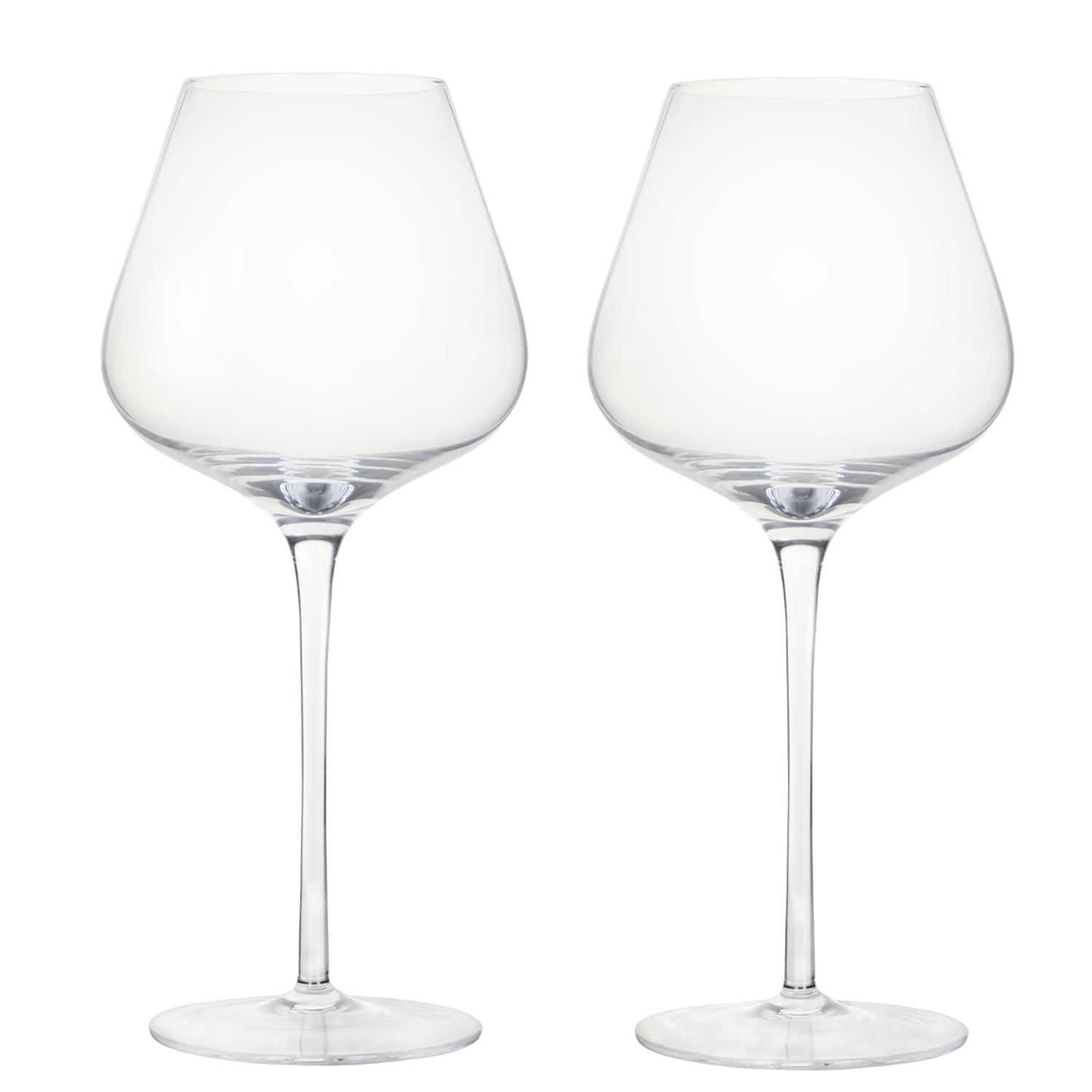 Large Wine Glasses 23 Oz set of 2, Crystal Lead-Free Long Stem Burgundy Red or White Wine Large Bowl Glass, Shatter Resistant, Perfect Gifts For Christmas Anniversary Birthday Dishwasher Safe