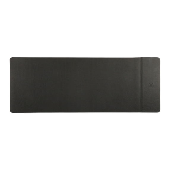 Large Wireless Charging Mouse Pad, Extended Xl Desktop Mat With Built-In Qi Wireless Charging For Qi-Enabled Devices, Premium Fabric & Non-Slip Rubber Base With Spill-Resistant