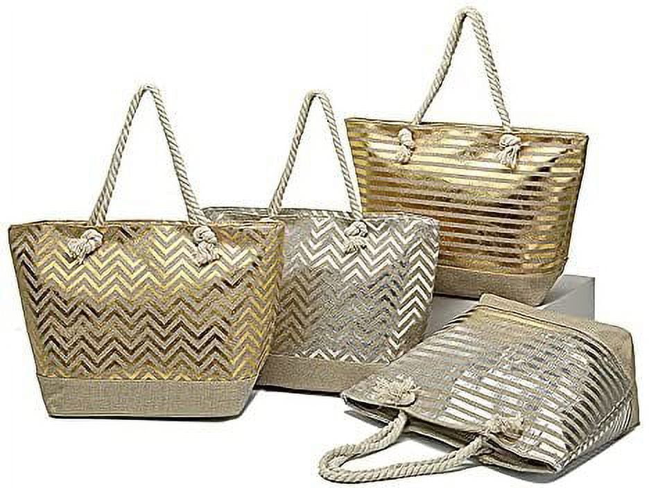 Personalized beach bag with zipper new arrivals