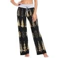 thumbnail image 1 of Large Women's Comfy Casual Pajama Pants Stretch Fabric Suitable for Yoga Pants Hippie Pants，The Best Holiday Gifts for Women Golden Pattern Combination, 1 of 7