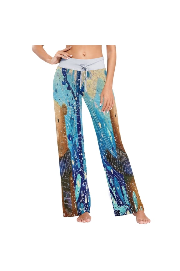 Large Women's Comfy Casual Pajama Pants Stretch Fabric Suitable for Yoga Pants Hippie Pants，The Best Holiday Gifts for Women Midnight Forest
