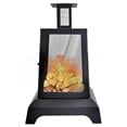 thumbnail image 1 of Large Wood Burning 44'' High Chimineas Steel Big Outdoor Pagoda Firepits Bowl with Mesh Screen Modern Firepits for Camping,Backyard,Party…, 1 of 7