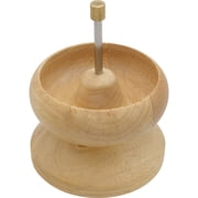 Large Wooden Bead Spinner Loader 4.5 Diameter 1 Depth