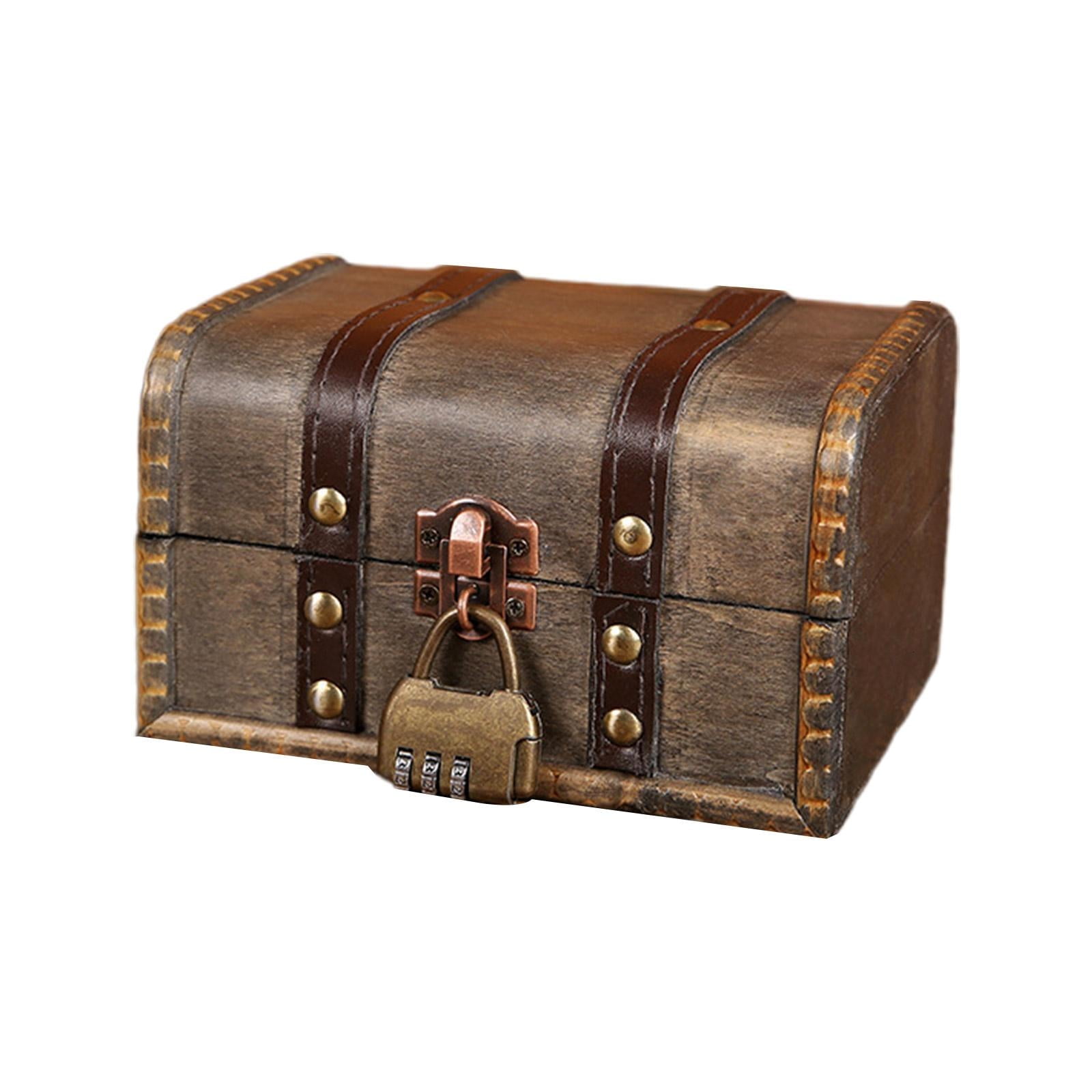 Large Wooden Jewelry Box for Women Wood Vintage Jewelry Organizer Box Jewelry Storage for Women 3 Styles 2 Clors Gift