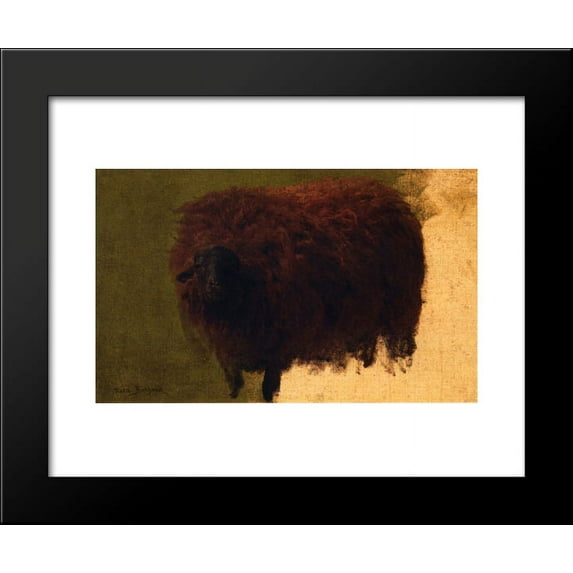 Large Wooly Sheep (also known as Wether) 20x24 Framed Art Print by Rosa Bonheur
