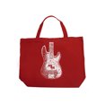 thumbnail image 1 of Large Word Art Tote Bag - Bass Guitar, 1 of 2