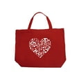 thumbnail image 1 of Large Word Art Tote Bag - Heart Notes, 1 of 2