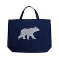 thumbnail image 1 of Large Word Art Tote Bag - Mama Bear, 1 of 2