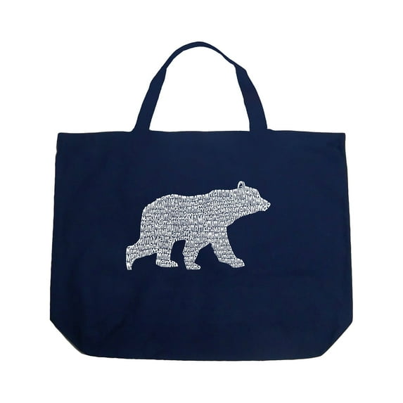 Large Word Art Tote Bag - Mama Bear