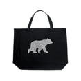 thumbnail image 1 of Large Word Art Tote Bag - Mama Bear, 1 of 2
