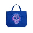 thumbnail image 1 of Large Word Art Tote Bag - Styles of EDM Music, 1 of 2