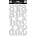 thumbnail image 1 of Large Word Stickers-Cadence Silver Glitter, 1 of 4