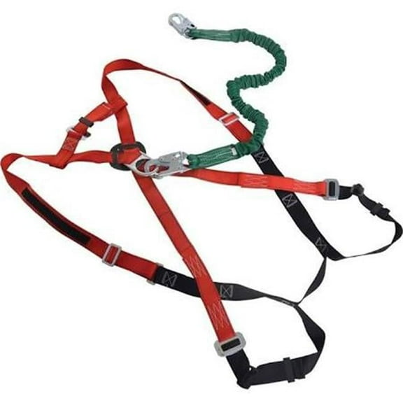 Large Work Platform Harness with Lanyard