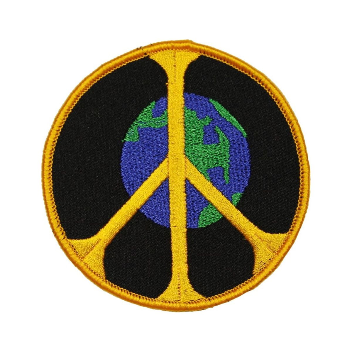 Y☆PEACE Large Peace Sign Pin Silver Tone | eBay