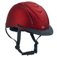 thumbnail image 1 of Large X Large Ovation Metallic Schooler Lightweight Helmet Red, 1 of 3