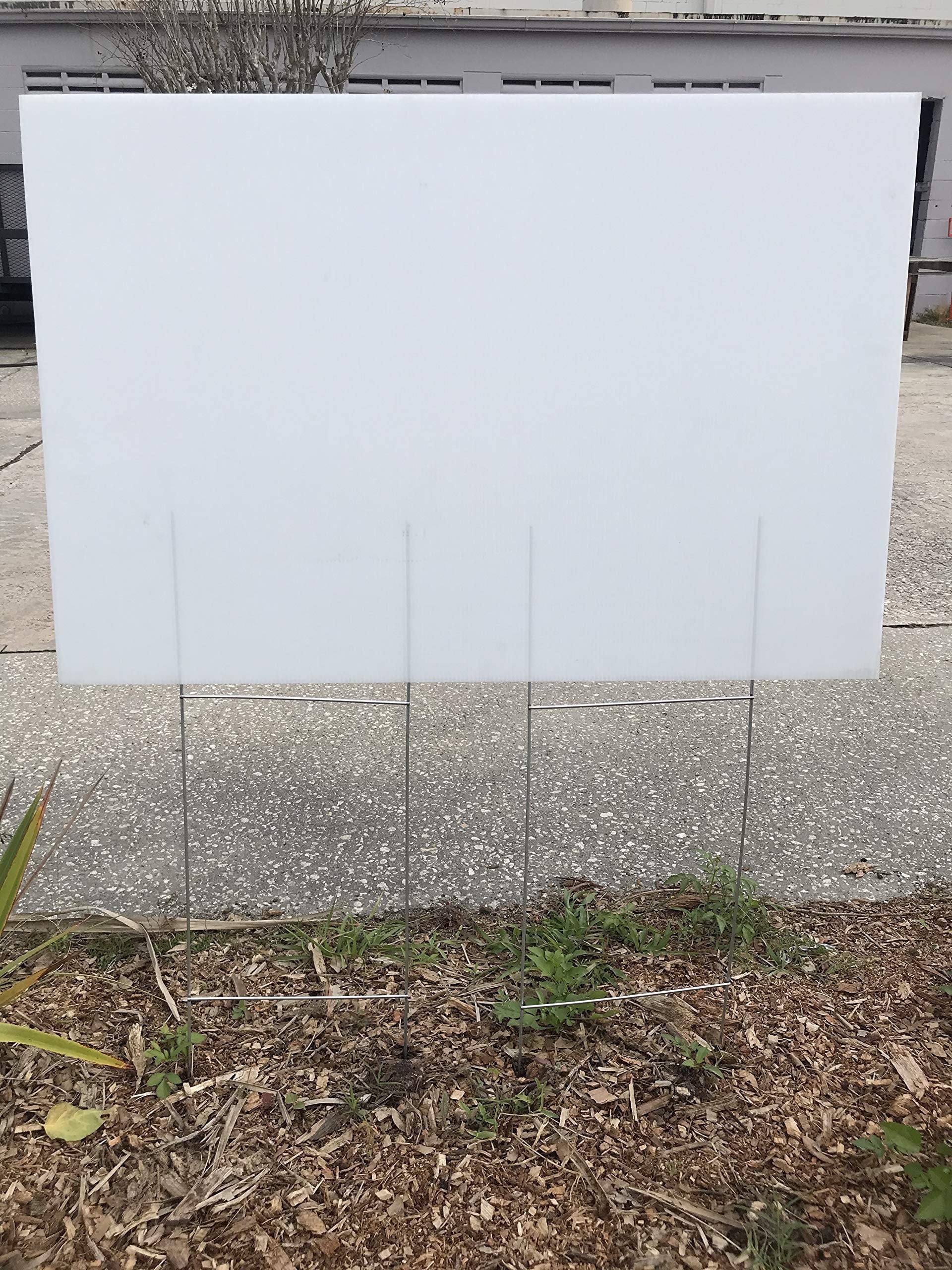 Yard Signs Blank Sign Panel Corrugated Plastic 4mm 24" x 36" Pack of 4
