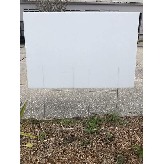Yard Signs Blank Sign Panel Corrugated Plastic 4mm 24" x 36" Pack of 4