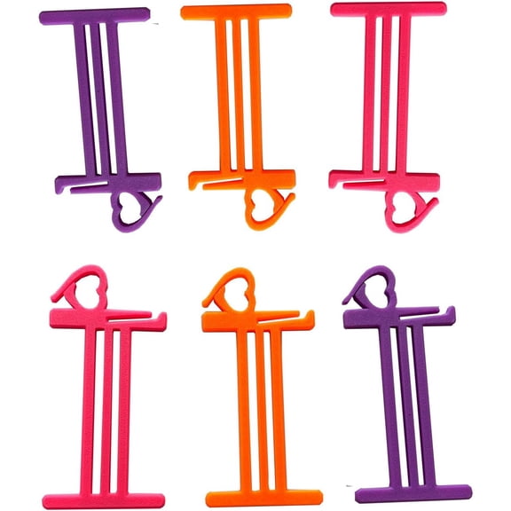 Large Yarn Bobbins for Crochet, 6Pcs Yarn Bobbin with Stitch Marker Preventing Tangles, 4'' Yarn Thread Bobbins for Knitting, 3 Color