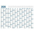 thumbnail image 1 of Large Yearly Wall Calendar 2026, Full Year Calendar One Page, Jan. 2026 - Dec. 2026, Annual Wall Calendar 2026,10.3"X 7.3" Planner 2026 Large with Stickers and Writing Paper(B), 1 of 5