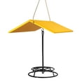 thumbnail image 1 of JCs Wildlife Large Weather Cover and Bird Seed Cylinder Feeder Combo Set - Keep Seed Cylinders Dry! (Yellow), 1 of 7