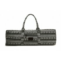Large Yoga Mat Bag Portable Yoga Bag Gym Bag with Zipper and Pockets for women Fits Most Size Mats(Little Black Elephant)