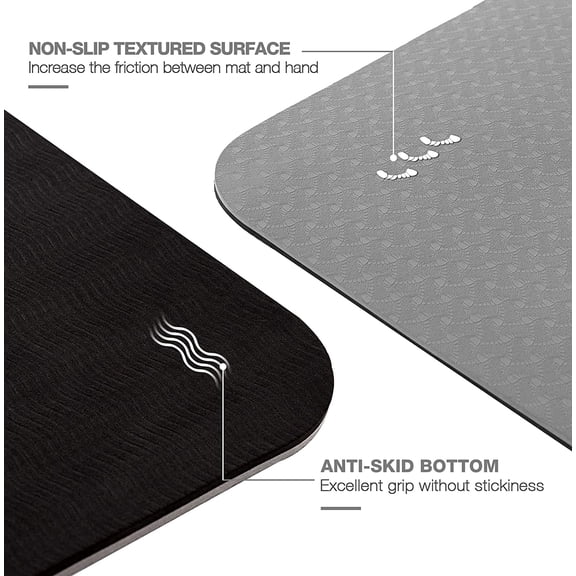 Large Yoga Mat for Men and Women