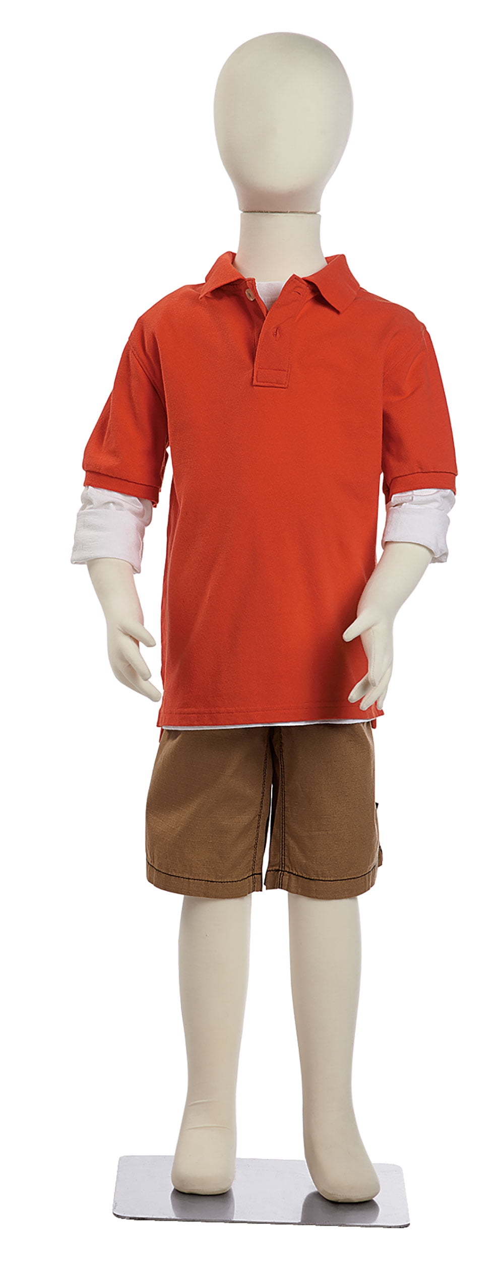 SSWBasics Large Youth Flexible Mannequin (7 Year) - 46" With Head 40" Without Head -  Full