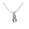 thumbnail image 1 of Large Zebra Print Ribbon Necklaces, 1 of 4