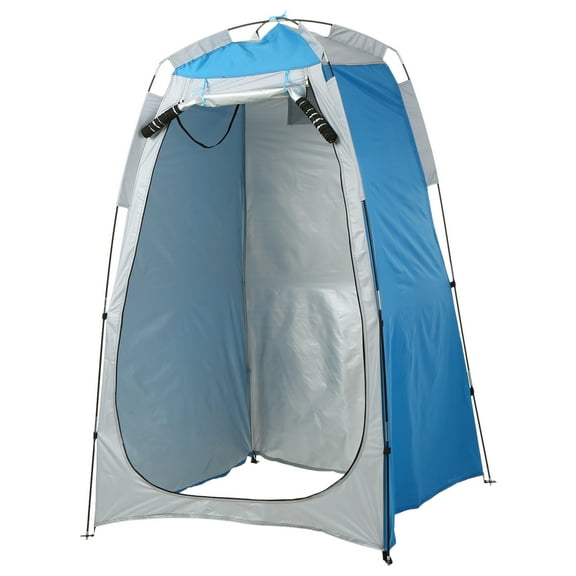 Large Zippered Door 170T Coated Polyester Fabric UV  WaterResistant Tent With Zipped Window, For Camping, Beach, Picnic