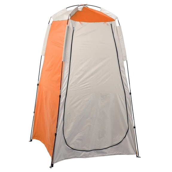 Large Zippered Door 170T Coated Polyester Fabric UV  WaterResistant Tent With Zipped Window, For Camping, Beach, Picnic