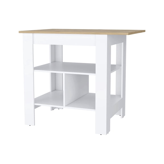 Large and Durable Surface for Multi - Use - Kitchen Meal Prep with Ample Storage Space