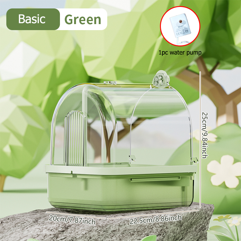 Large bird bath with pump for automatic filter Support for hanging ...