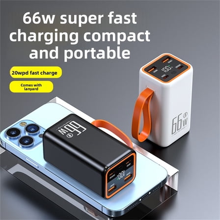 Large capacity 40000mah two-way fast charging portable power bank fast charging external Tito C for iPhone15 Xiaomi Samsung