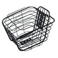 thumbnail image 1 of Large-capacity Metal Bicycle Basket for Mountain Bike Rear Rack Electric Scooter Front Storage Removable Bike Accessories Sturdy Carrier for Groceries Water Bottles Toys (290x190x190MM), 1 of 9