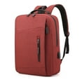 thumbnail image 1 of Large-capacity Mi Backpack Computer Backpack,Wine Red, 1 of 2