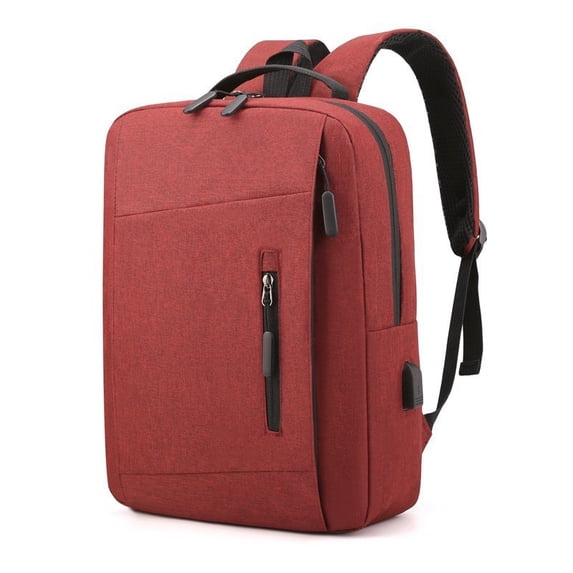 Large-capacity Mi Backpack Computer Backpack,Wine Red