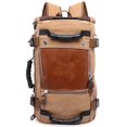 thumbnail image 1 of Large-capacity backpack canvas men's backpack multi-function shoulder computer backpack outdoor travel bag, 1 of 2