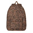 thumbnail image 1 of Large capacity backpack with dynamic leopard spots design, ideal for school and travel., 1 of 5
