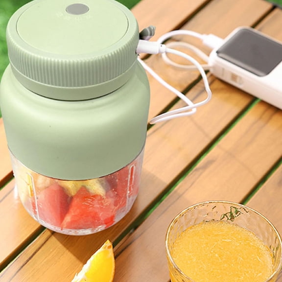 Large capacity electric fruit juicer with double cup lids, straws, and shoulder straps Vegetable nutrient juice making,Fruit juicer,Carbon steel