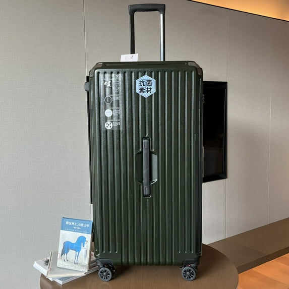 Large capacity five-wheel trolley case, suitcase, checked suitcase, student password case.