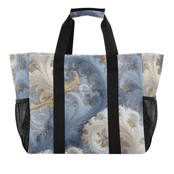 Large-capacity handheld storage bag Thickened picnic travel bag oversized clothing luggage organizing bag Palace Construction